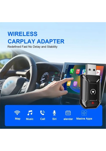Kablolu Kablosuz Carplay Android Otomatik Adaptör ile USB Dongle Akıllı Mini Kutu Tak ve Çalıştır Vw Nissan Toyota Stereo Için (Yurt Dışından) fırsatları