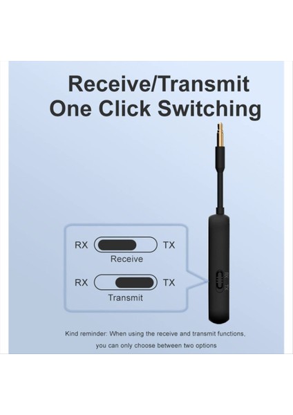 Bluetooth 5.4 Audio Verici Alıcı 2&#39;si 1 Arada Kablosuz Adaptör Tv Pc Kulakçası Araç (Yurt Dışından) modelleri