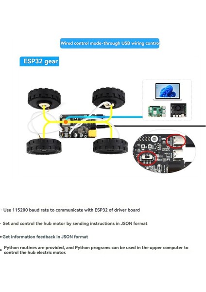 Motor Tahta Tahtası DDSM400 Motor Sürücü Şapkası Wifi Kablosuz Raspberry Pi Için ESP32-WROOM-32&#39 Ye Dayalı (Yurt Dışından) fırsatları