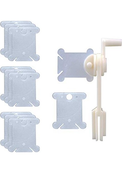 500 Adet Plastik Nakış Ipi Bobinleri Zanaat Diy Dikiş Depolama (Yurt Dışından)