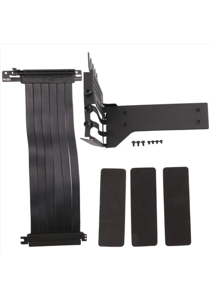 V-Gpukt 3 0 Dikey Stand 180 Ila 90 Derece Grafik Kartı Dikey Braket Pcı-E 3 0X16 RTX3060 2080 2060 Için Kablo Seti (Yurt Dışından)