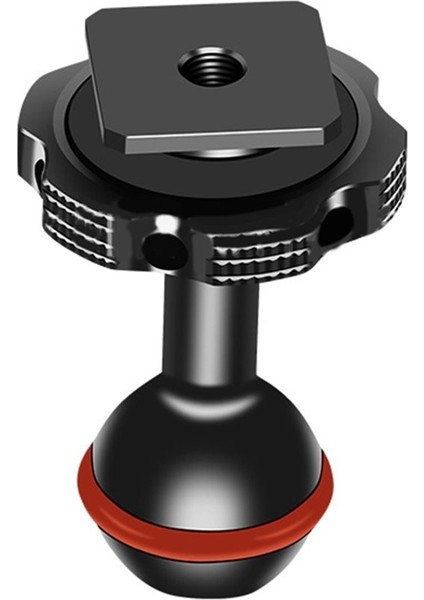 20MM Top Kafa Adaptörü Dağı Sıcak Ayakkabı Ballhead Dslr Kamera Monitörü Işık Tutucu ve Telefon Standı (Yurt Dışından)