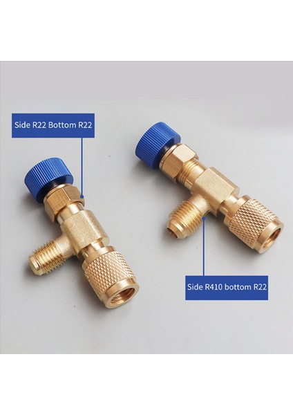6x R22 Ac Valf 1/4 Inç Dolgu Bağlantısı A/c Soğutucu Vana Klima Onarımı ve Florür Güvenlik Adaptörü D (Yurt Dışından) fiyatları