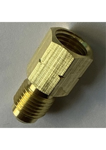 Mini R32 R454B Soğutucu Pirinç Adaptörü 1/4in Dişi 1/4in R32 Konu Adaptörü Hızlı Bağlantı Elemanları Ters Dişli Bağlantı (Yurt Dışından) indirimleri