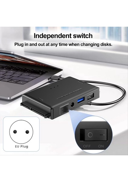 3 In 1 USB 3 0 Sata Ide Adaptörü 2 5/3 5in HDD SSD Optik Sürücüler Veri Aktarımı Dönüştürücü Dizüstü Masaüstü Için Ab Tak (Yurt Dışından) indirimleri