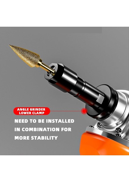 Açılı Taşlama Dönüşüm Aksesuarları 3/6mm Açılı Taşlama Dönüştürme Kafası M10 Diş Adaptörü Dönüştürür (Yurt Dışından) fiyatları