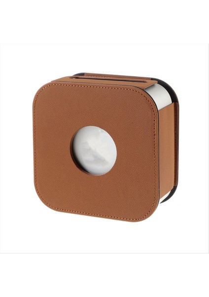 Mac Mini M4/m4 Pro 2024 Için Koruyucu Kapak Pu Deri Kılıf Anti-Çizelge Koruyucu Kılıf Kahverengi Kahverengi (Yurt Dışından)