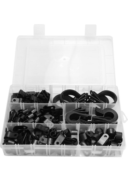 200PCS R-Tip P-Tip Kablo Kelepçeleri Plastik Naylon Tel Klip Çiftlik Kiti Donanım Araçları Kablo Klipsli Toka Klipsleri Bağlar (Yurt Dışından) fiyatları