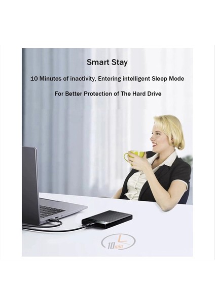 2 5in HDD Muhafaza Sata - Usb3 1 Harici Sabit Sürücü Kılıfı 6gbps HDD SSD Sabit Sürücü Muhafaza Depolama Kapısı Pc Için (Yurt Dışından) fiyatları