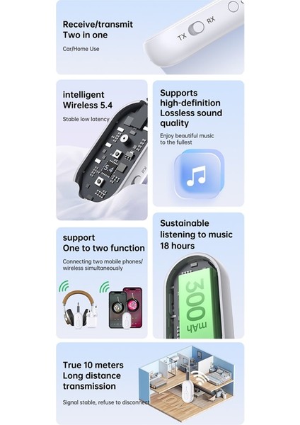 2 In 1 Bt 5 4 Verici Alıcı Stereo 3 5mm Aux Uçak Ses Kablosuz Adaptör Mikrofon Tv Pc Için Kulaklık Araba Uçak (Yurt Dışından) indirimleri