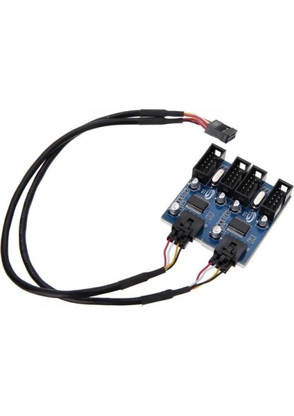 Anakart USB 9pin Başlığı 1 Ila 4 Ayrıştırıcı Bağlantı Noktası Çarpanı 30CM Uzatma Kablosu (Yurt Dışından) fiyatları