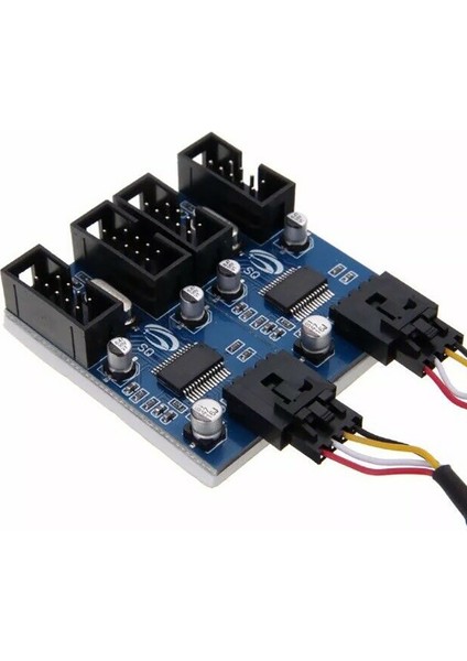 Anakart USB 9pin Başlığı 1 Ila 4 Ayrıştırıcı Bağlantı Noktası Çarpanı 30CM Uzatma Kablosu (Yurt Dışından) indirimleri
