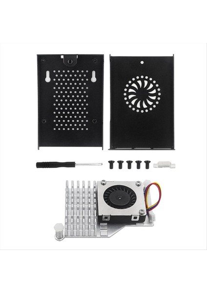 Raspberry Pi 5b Alüminyum Vaka Üretimi 5 Koruyucu Kutu Uyumlu Anakart Çok Fonksiyonlu Soğutucu Gümüş (Yurt Dışından) fırsatları
