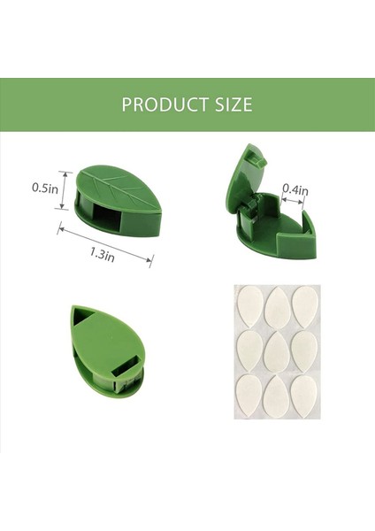 Tırmanma Bitkileri Için Bitki Klipsleri (120 Paketi) Bitki Tırmanma Duvarı Armatürü Destekleme Saplarını Dikiş Vines (Yurt Dışından) indirimleri