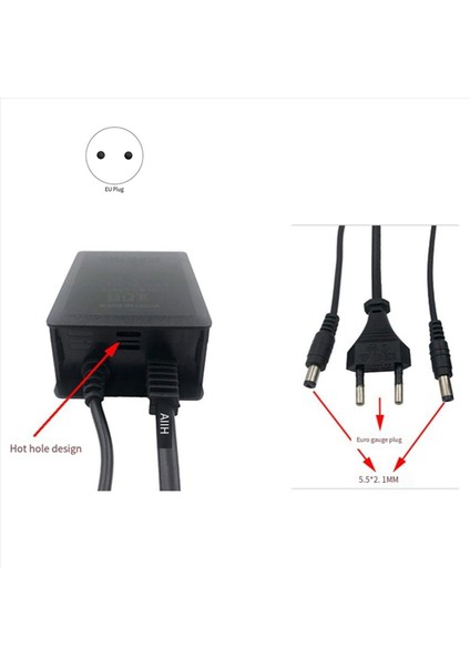3x 12 V 2A Güç Adaptörü Su Geçirmez Güç Kamera Yağmur Geçirmez Güç Adaptörü Işık Şeridi Kaynağı Ab Tak B ile (Yurt Dışından) indirimleri