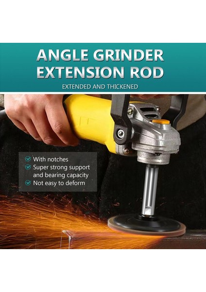 5/8 Inç-11 Konu Açı Öğütücü Uzatma Mili Seti Bağlantı Döner Çubuk Araba Parlatma Adaptörü 4 Adet 3 15 Inç (Yurt Dışından) indirimleri