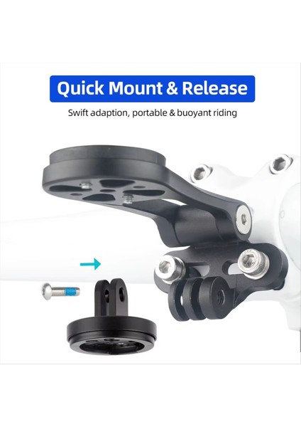 Bisiklet Bilgisayar Braketi Adaptör Kiti Garmin Xoss Igps Alüminyum Alaşımlı Hızlı Serbest Bırakma Braketi 3plug M 2plug F Gm (Yurt Dışından) indirimleri