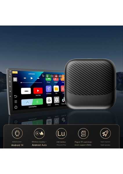 Akıllı Aı Box Kablosuz Carplay Android Auto 14 Destek Arabaların% 99&#39;u Için Uygun Carplay Adaptörü 2+16G (Yurt Dışından) fırsatları