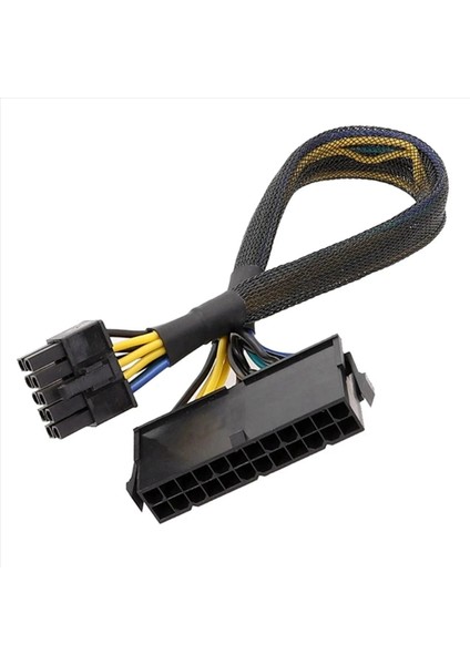 5x 24 Pin 10 Pin Adaptör Kablosu Atx Psu Ana Güç Uzatma Kablosu Örgülü Kollu Kablo Lenovo Anakart Için (Yurt Dışından) fırsatları