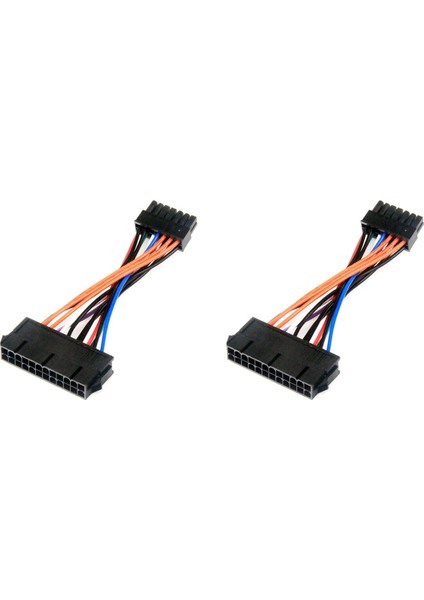 2x 24PIN To 14PIN Güç Uzatma Kablosu Atx 24P To 14P Adaptör Kablosu Anakart Güç Uzatma Kablosu Lenovo Anakart Için (Yurt Dışından)