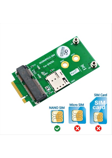 Ngff M 2 B Mini Pcı-E Mpcıe Kablosuz Adaptör Kartına 5g 4g 3g Lte Gsm Modülü Nano Yuvası (Yurt Dışından) modelleri
