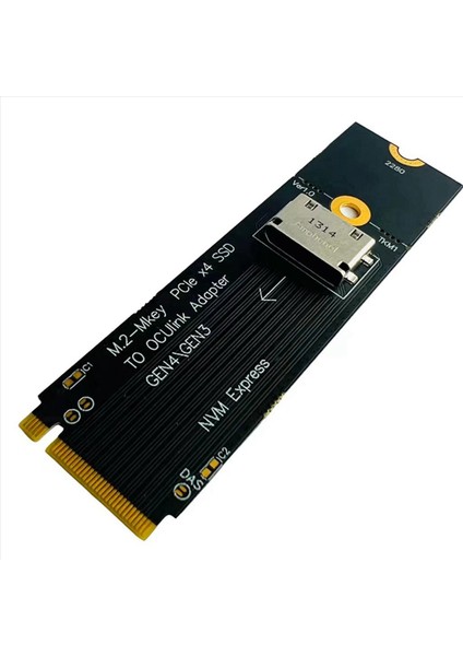 2x M 2 Nvme-U 2 Oculınk SFF-8612 Adaptör Pcı-E Ngff Çok Işlevli Kolaylık Adaptörü Gen4 (Yurt Dışından) fiyatları
