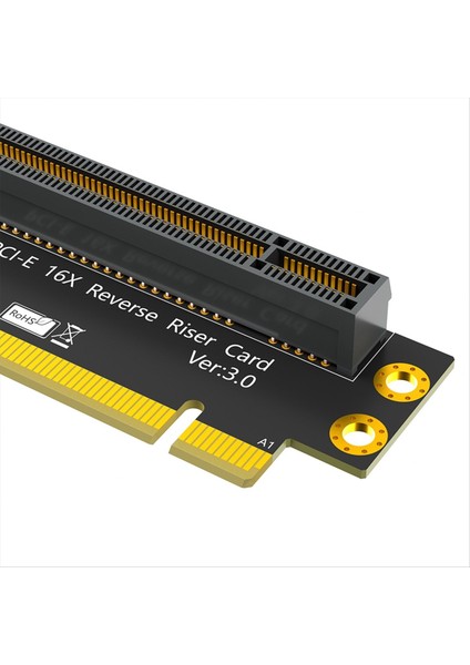 Pcı-E 16X 3 0 90 Derece Ters Erkek-2u Sunucusu Için Kadın Yükseltici Kartı (Cpu&#39 Ya Doğru Kurulum Yönü) (Yurt Dışından) fırsatları