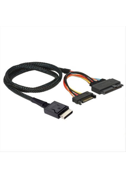 Oculink SFF-8611 4i-Pcıe SFF-8639 U 2 Nvme Sata 15P Erkek Güç Sunucu Kablosu Bilgisayar Aksesuarları (Yurt Dışından) fiyatları