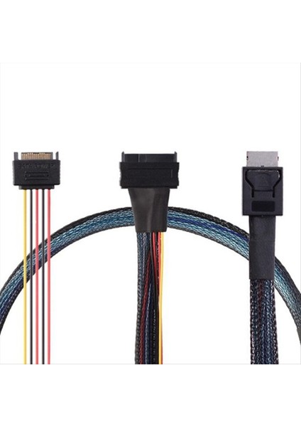 Oculink SFF-8611 4i-Pcıe SFF-8639 U 2 Nvme Sata 15P Erkek Güç Sunucu Kablosu Bilgisayar Aksesuarları (Yurt Dışından) indirimleri