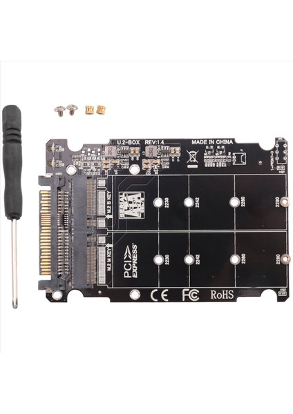 4x 2 In 1 M 2 Nvme Sata U2PCB M 2 Nvme SSD Anahtar M Anahtarı B Ssd-U 2 SFF-8639 Adaptör Pcıe M2 Dönüştürücü Masaüstü Bilgisayar (Yurt Dışından) fiyatları