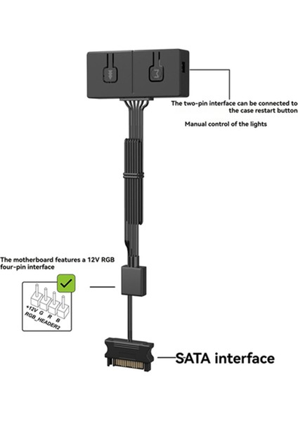 2x 5V 3pin Argb&#39 Den 12V&#39 Ye 4 Pinli Rgb Dönüştürücü 5V/3PIN Add-Rgb&#39 Den 12V/4PIN&#39 E Adaptör Senkronizasyonu Anakart 5V 3pin Denetleyici ile (Yurt Dışından) modelleri