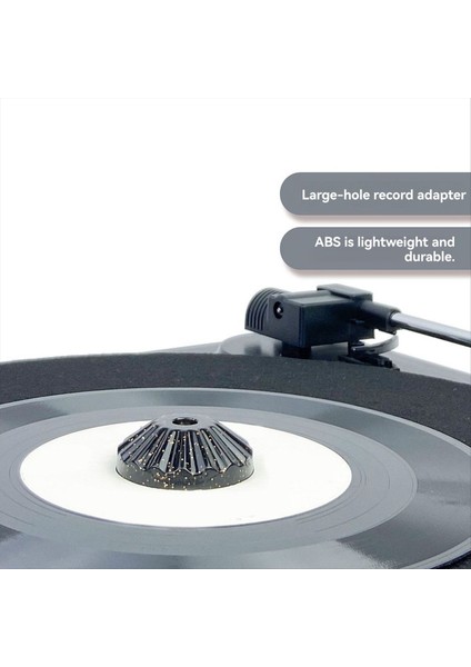 LP45 Rpm Vinil Kayıt Adaptörü Turnapt Fonografı Ses Dönüşüm Tabanı 7 Inç Ep Kayıt Vinil Gramofon Siyah (Yurt Dışından) indirimleri