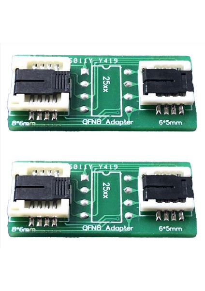 2x Qfn8 /wson8/mlf8/mlp8/dfn8 - Dıp8 Ikisi Bir Arada Soket/adaptör Hem 6X5MM Hem De 8X6MM Cipsler Için Smt Bıos Flash Soketi (Yurt Dışından)