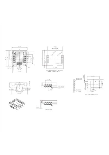 2x Qfn8 /wson8/mlf8/mlp8/dfn8 - Dıp8 Ikisi Bir Arada Soket/adaptör Hem 6X5MM Hem De 8X6MM Cipsler Için Smt Bıos Flash Soketi (Yurt Dışından) indirimleri