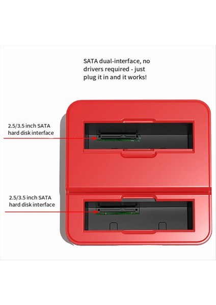 7in1 HDD Yerleştirme Istasyonu Sata&#39;ya USB 3.0 Adaptörüne 2.5 3.5 SSD HDD Disk Kılıf Dock Sabit Sürücü Kahraman Dock (Abd) (Yurt Dışından) indirimleri