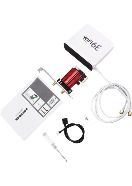 Manyetik Wifi 6e Pcı-E Kablosuz Bluetooth Adaptör Bt 5.3 Trı Bant 2.4g/5g/6ghz Ağ Wi-Fi Kart Bilgisayar Aksesuarları (Yurt Dışından) fiyatları