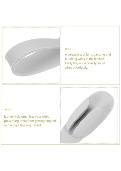 Kablo Organizatörü Elektrik Uzatma Kablosu Sarıcısı Mutfak Kablosu Organizatörü Kablo Tutucu 12 Adet Için Uygun (Yurt Dışından) indirimleri