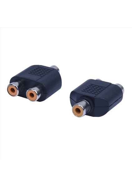 8 Pcs Rca Av Splitter Y Adaptör 1 Dişi 2 Dişi Siyah (Yurt Dışından) fiyatları