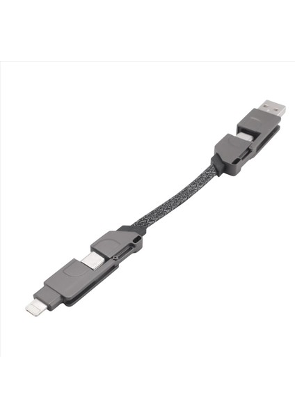 6ın1 Iphone 27W Için Çok Fonksiyonlu Hızlı Şarj Kablosu Anahtarı Pd Pd Android Type-C 100W Şarj Veri Kablosu A (Yurt Dışından) fiyatları