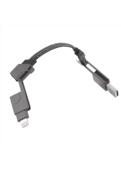 6ın1 Iphone 27W Için Çok Fonksiyonlu Hızlı Şarj Kablosu Anahtarı Pd Pd Android Type-C 100W Şarj Veri Kablosu A (Yurt Dışından) modelleri