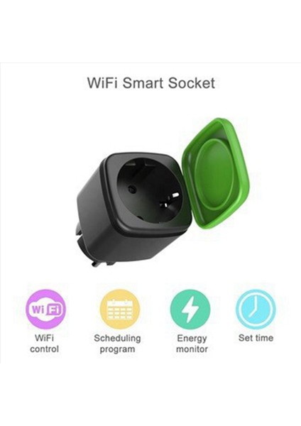 2x Akıllı Fiş 16A Wifi Uzaktan Kumanda Güç Monitörü Işlevli Akıllı Soket Tuya Akıllı Yaşam Alexa Eu Fiş (Yurt Dışından) fırsatları