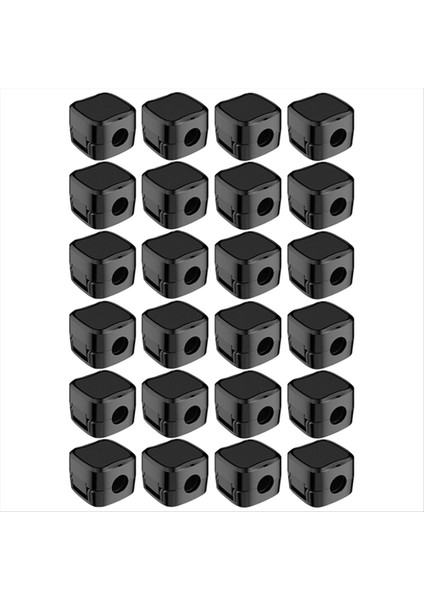 24PCS Manyetik Kablo Organizer Klips Kablo Yönetimi Tel Yöneticisi Kablo Tutucu Şarj Kablosu Sarı Duvarı Monte Hook-B (Yurt Dışından)