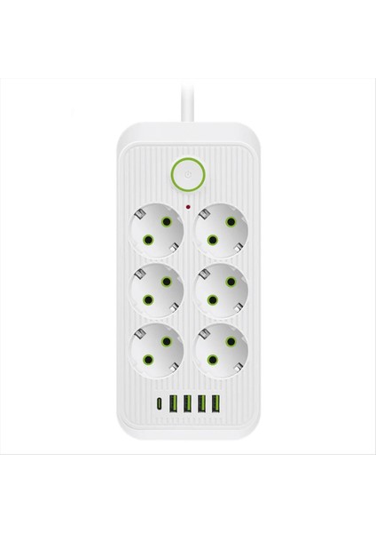 Çok Tap Socket 6AC AC100-250V Outlets Extension Cable 2500W Power Outlet Evi Elici Vectaclace Eu Fişi Için (Yurt Dışından) modelleri