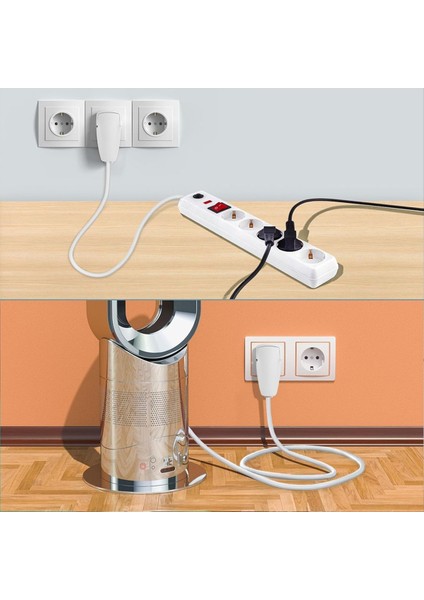 4pcs Beyaz Schuko Angled Fiş Düz Schuko Düz Fiş 250 V (16 A) Schuko Fişi Schuko Fiş Düz Ab Fiş (Yurt Dışından) fırsatları