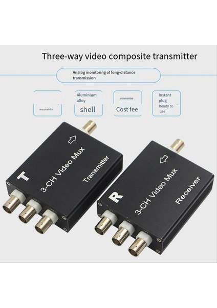 3 Yollu Video Çoklayıcı Analog Gözetim Sinyali Bir Ila Üç Bindirme Çok Kanallı Kamera Tek Satırlı Iletişim (Yurt Dışından) modelleri