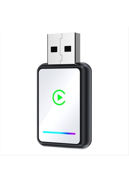 2ın1 Kablosuz Carplay Adaptörü USB Dongle Akıllı Carplay &amp; Android Otomatik Adaptör Fişi ve Kablosuz B&#39;ye Kablolu Carplay Oynatın (Yurt Dışından)