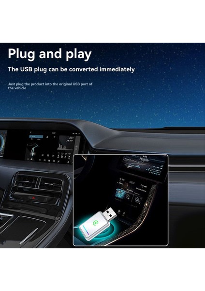 2ın1 Kablosuz Carplay Adaptörü USB Dongle Akıllı Carplay &amp; Android Otomatik Adaptör Fişi ve Kablosuz B&#39;ye Kablolu Carplay Oynatın (Yurt Dışından) fırsatları