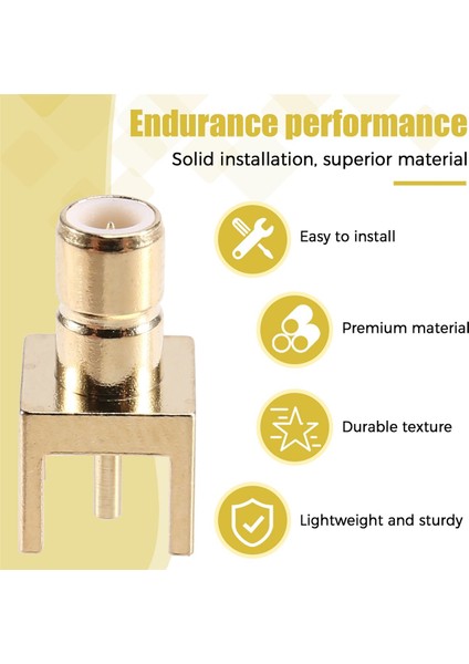 10 Adet Smb Pcb Montaj Konnektörü Smb Erkek Rf Koaksiyel Adaptör (Yurt Dışından) fırsatları