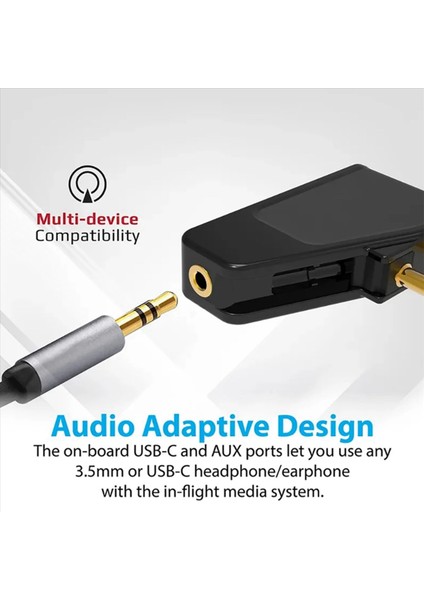 3x Bluetooth 5 3 Uçak Havayolu Uçuş Adaptörü Aonic 40 Için Verici 40 50 Kablosuz Gürül (Yurt Dışından) indirimleri