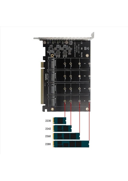 2x PCIEX16 Nvme M2 Mky SSD Raıd Dizisi Genişletme Adaptörü Anakart Pcıe Split Card (Yurt Dışından) fiyatları